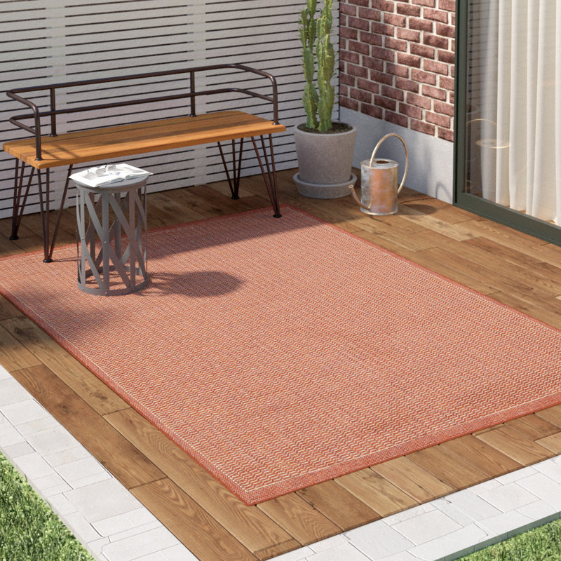 Trent Austin Design Adelmo Terracotta Indoor/Outdoor Area Rug & Reviews